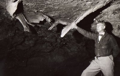 Dr. E.R. Pohl, former cave manager and Dr. Thomas' son-in-law