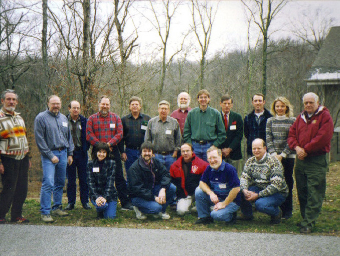 ACCA Board and Staff During Strategic Planning Meeting around 1998